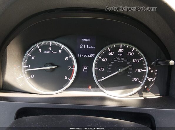 5J8TB3H50GL017626 2016 ACURA RDX Black Widok tylnych siedzeń