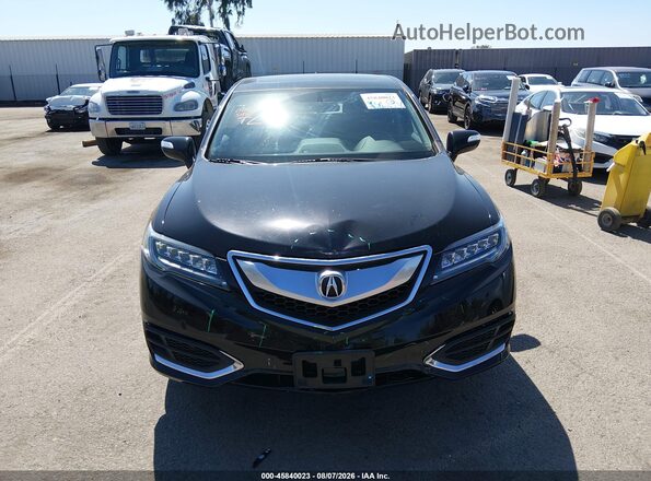 5J8TB3H50GL017626 2016 ACURA RDX Black Widok zestawu wskaźników