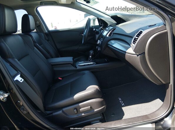 5J8TB3H50GL017626 2016 ACURA RDX Black Widok wnętrza z przodu