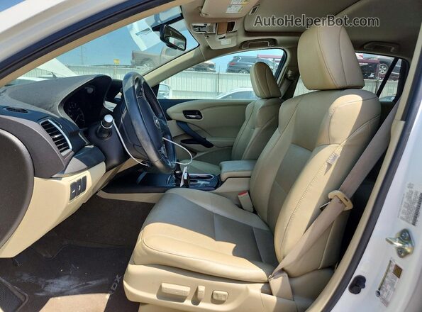 5J8TB3H50GL019487 2016 ACURA RDX White Սալոնի դիմացի տեսք
