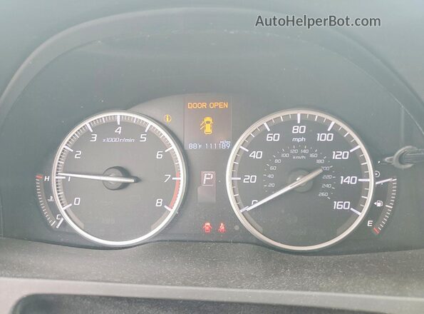 5J8TB3H55GL003382 2016 ACURA RDX Gray Vista del cuadro de instrumentos