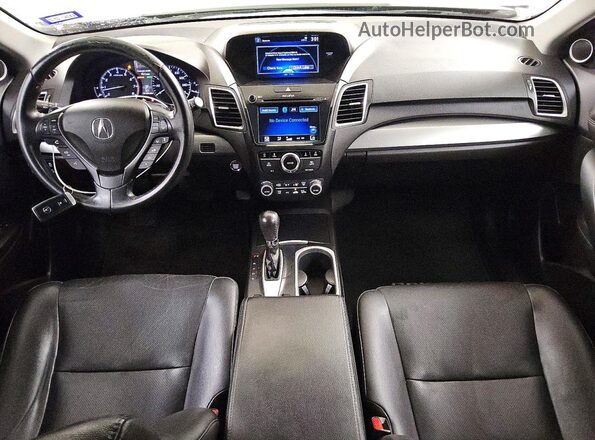5J8TB3H70GL002741 2016 ACURA RDX Black Առջևի վահանակի տեսք