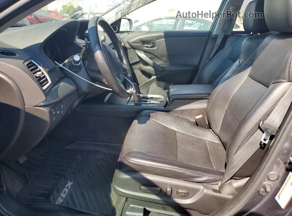 5J8TB3H72JL005437 2018 ACURA RDX Серый Вид салона спереди