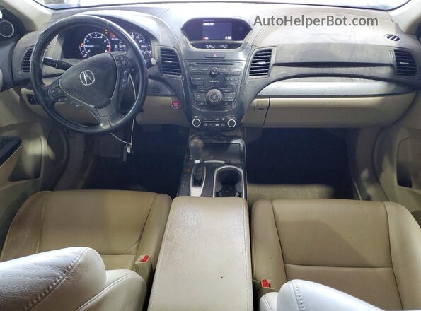 5J8TB4H31GL013086 2016 ACURA RDX White Առջևի վահանակի տեսք