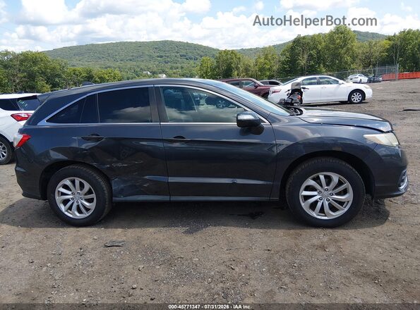 5J8TB4H37GL025694 2016 ACURA RDX Black Vista interior trasera