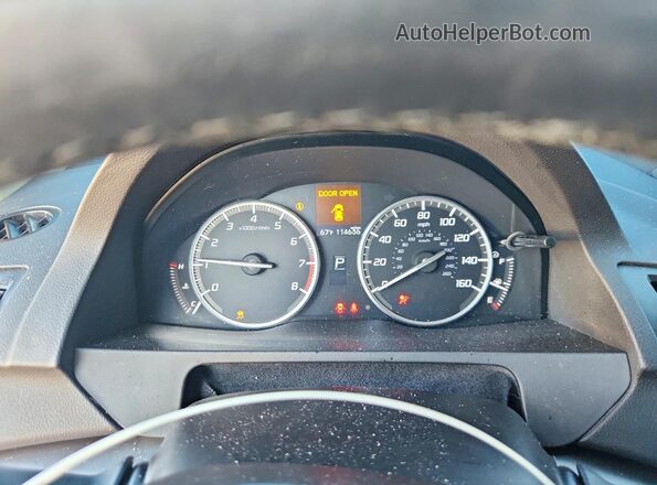 5J8TB4H39GL019895 2016 ACURA RDX Black Вид щитка приладів