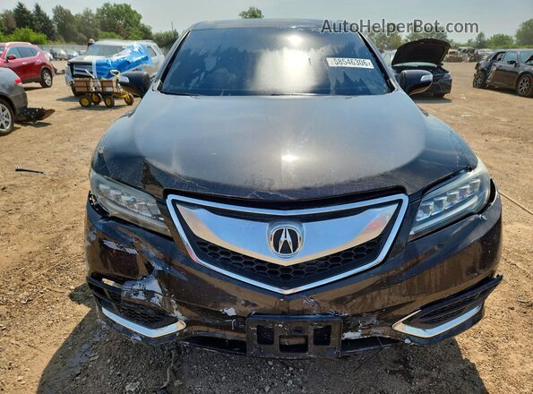 5J8TB4H39GL019895 2016 ACURA RDX Black Вид спереду