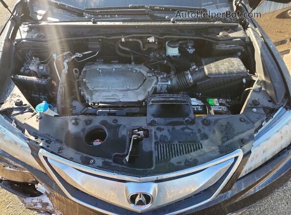 5J8TB4H39GL019895 2016 ACURA RDX Black Вид задньої частини салону