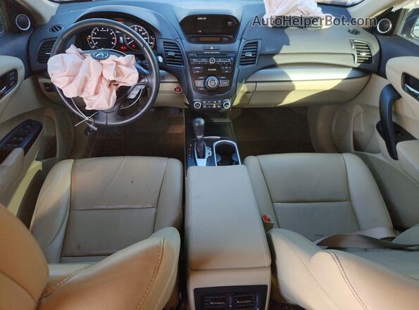 5J8TB4H39GL019895 2016 ACURA RDX Black Вид панелі приладів