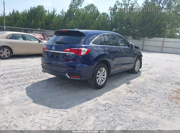 5J8TB4H55GL027896 2016 ACURA RDX Blue Trasero derecho