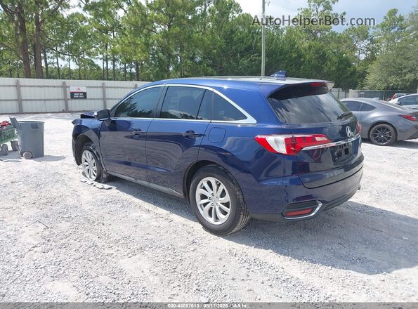 5J8TB4H55GL027896 2016 ACURA RDX Blue Trasero izquierdo