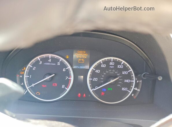 5J8TB4H56GL002263 2016 ACURA RDX Black Вид щитка приладів