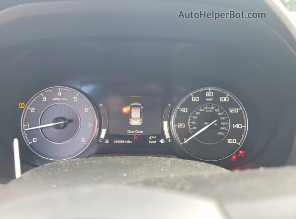 5J8TC1H34KL004659 2019 ACURA RDX Gray Вид щитка приладів