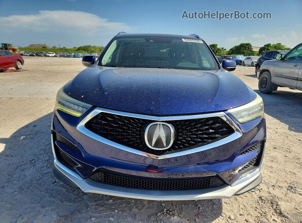 5J8TC1H34LL002234 2020 ACURA RDX Blue წინა ხედი