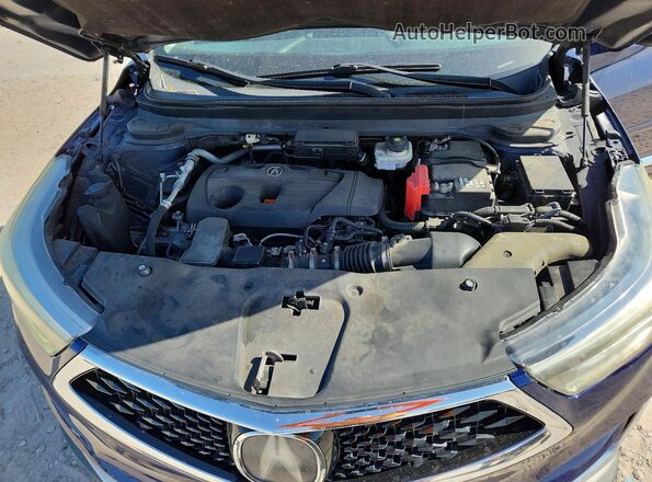 5J8TC1H34LL002234 2020 ACURA RDX Blue ძრავის განყოფილების ხედი