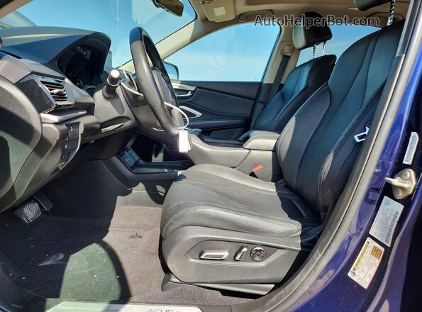 5J8TC1H34LL002234 2020 ACURA RDX Blue წინა სალონის ხედი