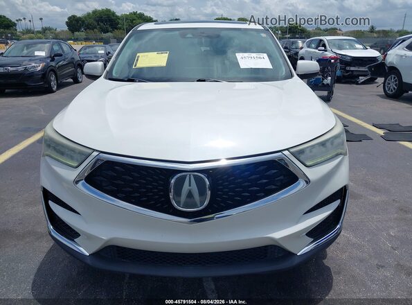 5J8TC1H36KL002802 2019 ACURA RDX White ხელსაწყოთა პანელის ხედი