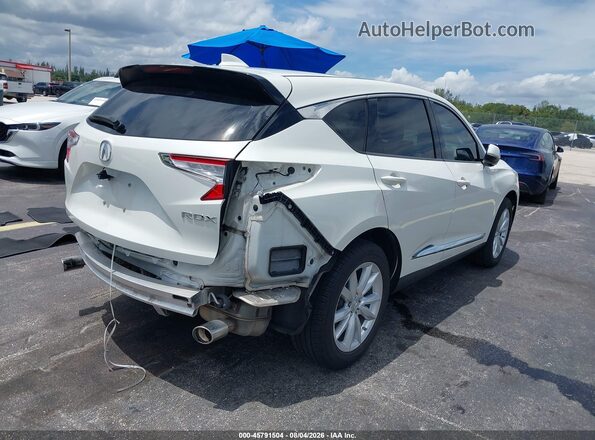 5J8TC1H36KL002802 2019 ACURA RDX White უკანა მარჯვენა
