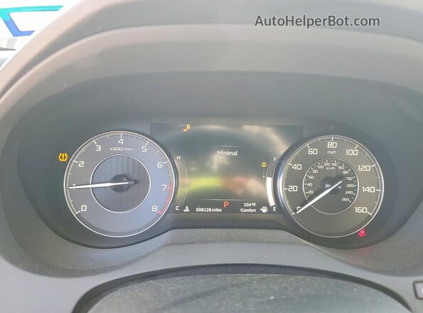 5J8TC1H50LL021834 2020 ACURA RDX Gray Widok zestawu wskaźników