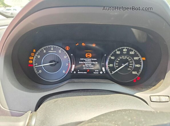 5J8TC1H50PL006773 2023 ACURA RDX Black Widok zestawu wskaźników