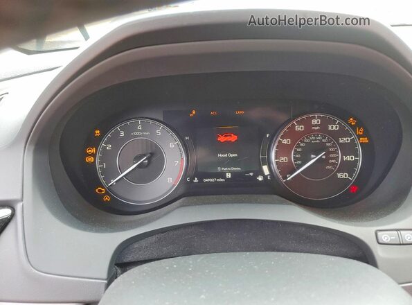 5J8TC1H51ML007779 2021 ACURA RDX Gray Вид щитка приладів