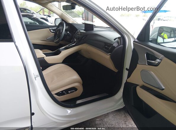 5J8TC1H51ML009919 2021 ACURA RDX White Widok wnętrza z przodu