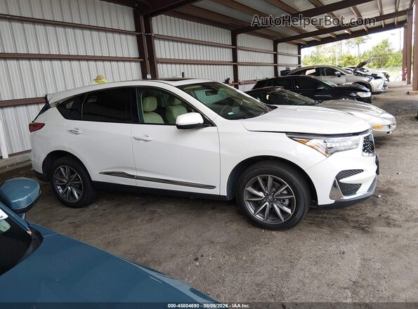 5J8TC1H51ML009919 2021 ACURA RDX White Widok wnętrza z tyłu