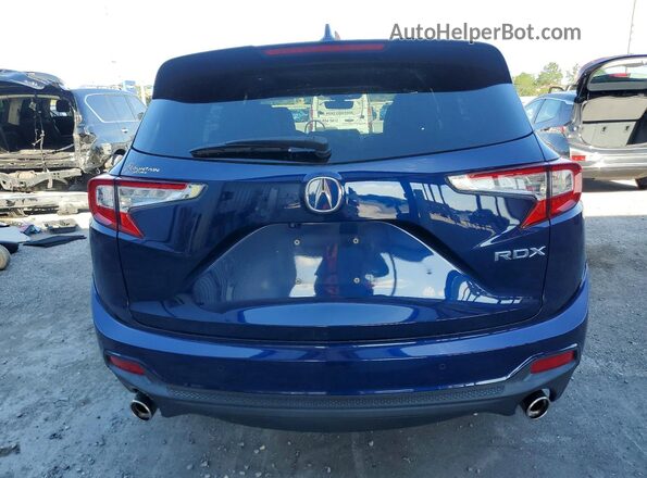 5J8TC1H54ML021515 2021 ACURA RDX Blue Widok z tyłu