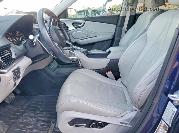 5J8TC1H54ML021515 2021 ACURA RDX Blue Widok wnętrza z przodu