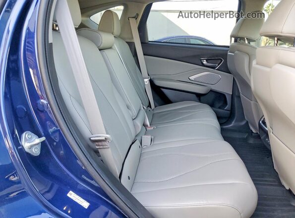 5J8TC1H54ML021515 2021 ACURA RDX Blue Widok wnętrza z tyłu