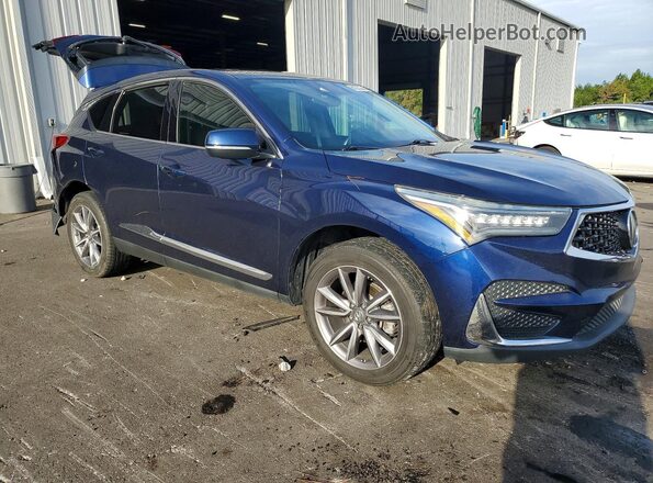 5J8TC1H58LL000293 2020 ACURA RDX Синий Передняя правая четверть