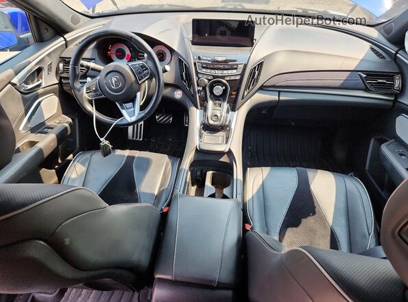 5J8TC1H60ML019074 2021 ACURA RDX Blue Vista del salpicadero