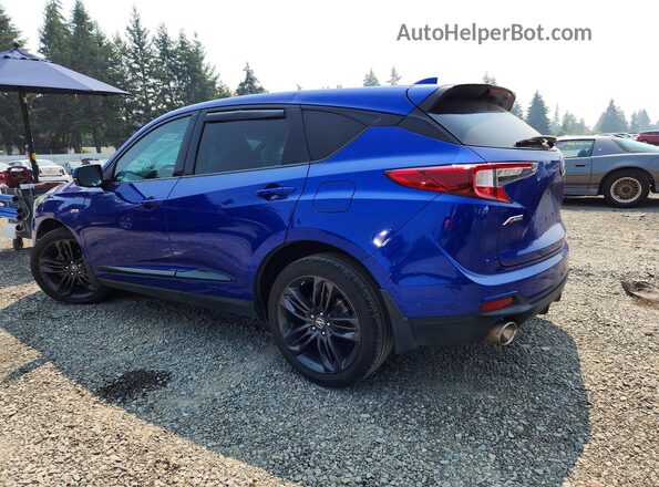 5J8TC1H60ML019074 2021 ACURA RDX Blue Trasero izquierdo
