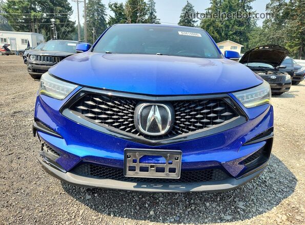 5J8TC1H60ML019074 2021 ACURA RDX Blue Vista frontal