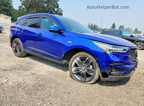 5J8TC1H60ML019074 2021 ACURA RDX Blue Delantero derecho