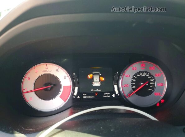 5J8TC1H64ML023404 2021 ACURA RDX Белый Вид щитка приборов