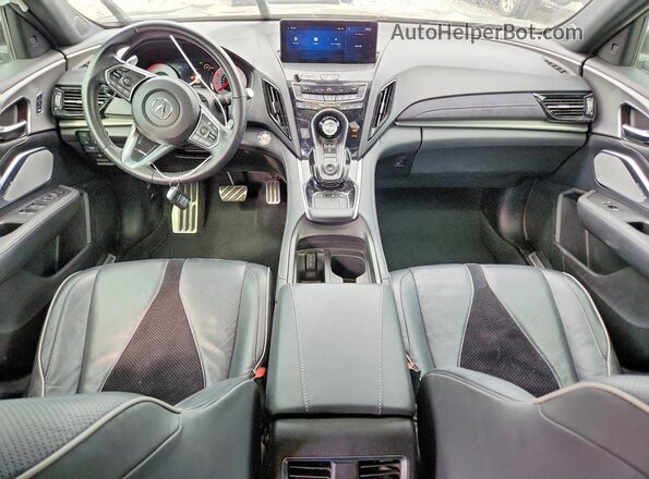 5J8TC1H65LL011387 2020 ACURA RDX Black Dashboard view
