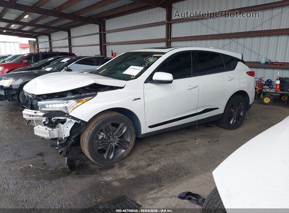 5J8TC1H66ML007964 2021 ACURA RDX White Vista tres cuartos delantera izquierda