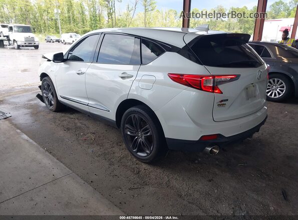 5J8TC1H66ML007964 2021 ACURA RDX White Trasero izquierdo