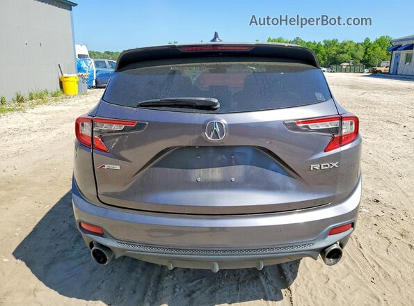 5J8TC1H6XKL008466 2019 ACURA RDX Gray Vista trasera