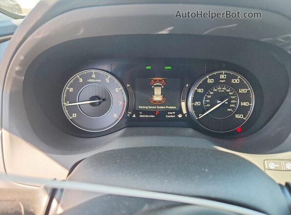 5J8TC1H70LL016683 2020 ACURA RDX Белый Вид щитка приборов