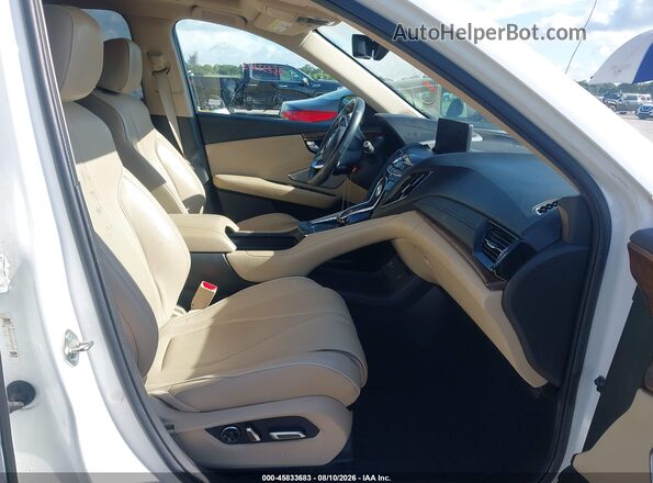 5J8TC1H71LL010391 2020 ACURA RDX White Widok wnętrza z przodu