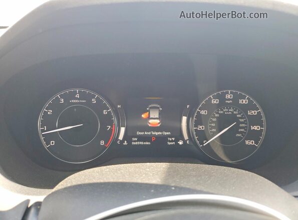 5J8TC1H72ML000440 2021 ACURA RDX Белый Вид щитка приборов