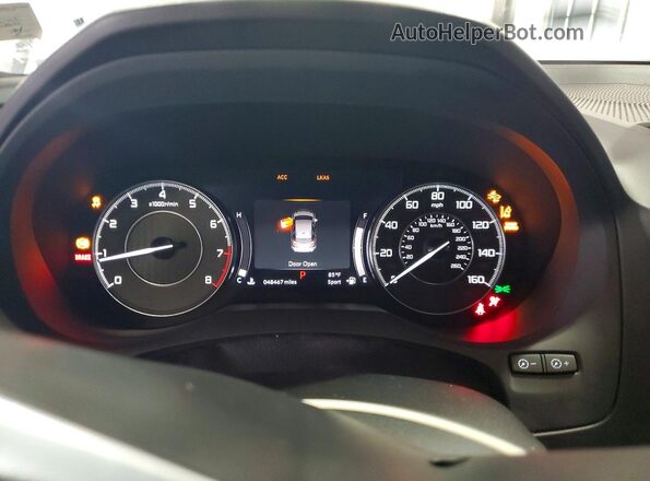 5J8TC1H76KL010790 2019 ACURA RDX Белый Вид щитка приборов