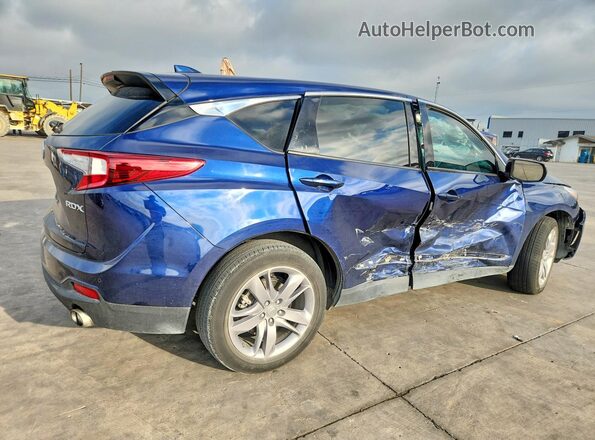 5J8TC1H78LL013241 2020 ACURA RDX Blue უკანა მარჯვენა