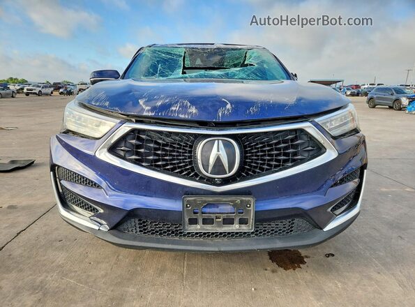 5J8TC1H78LL013241 2020 ACURA RDX Blue წინა ხედი