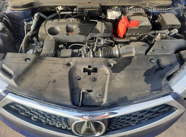5J8TC1H78LL013241 2020 ACURA RDX Blue ძრავის განყოფილების ხედი