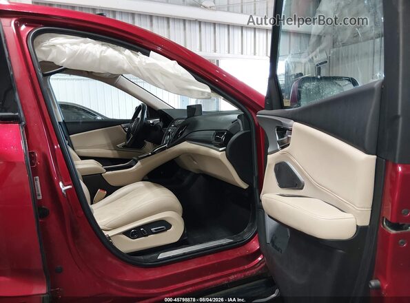 5J8TC2H33NL006364 2022 ACURA RDX Red Widok wnętrza z przodu
