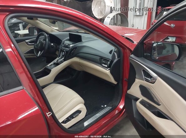 5J8TC2H34LL004524 2020 ACURA RDX Red Widok wnętrza z przodu