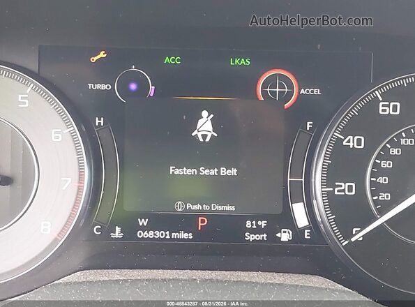 5J8TC2H34LL004524 2020 ACURA RDX Red Widok tylnych siedzeń